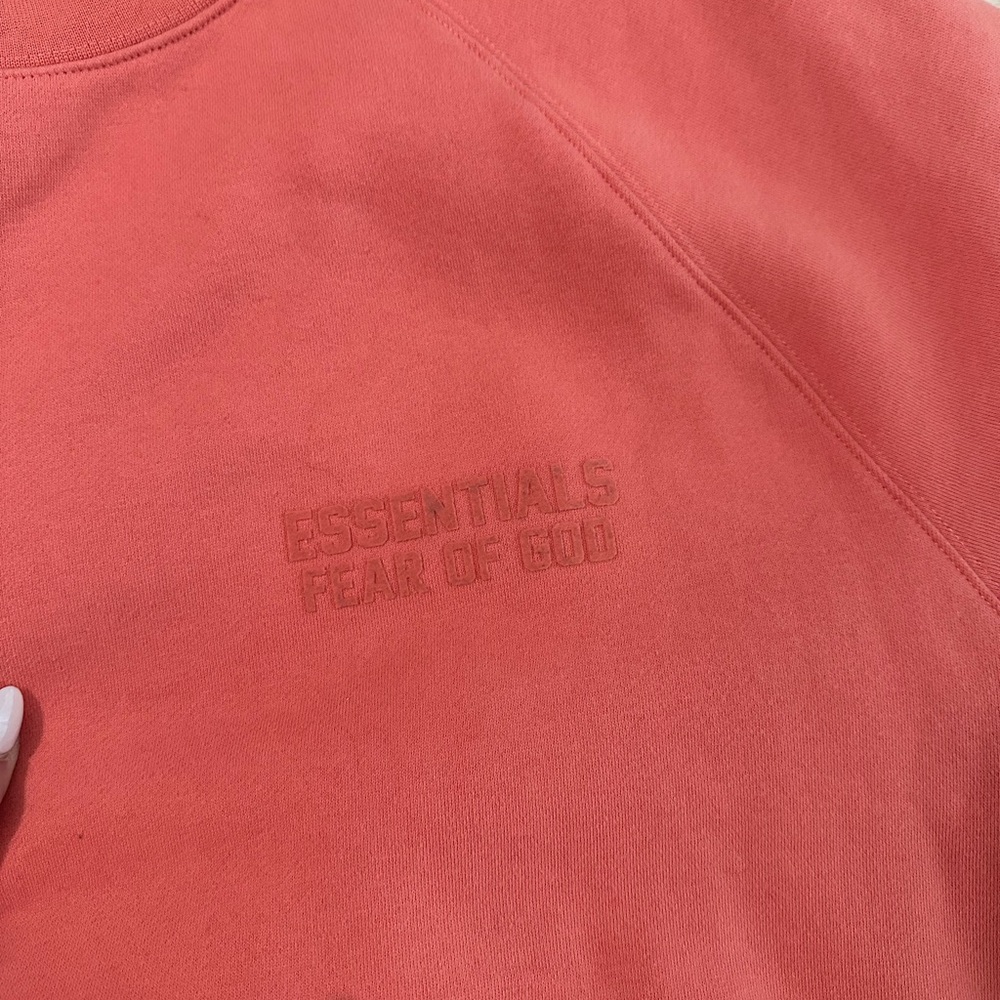 Essentials crew neck. Orange - Picture 5 of 7